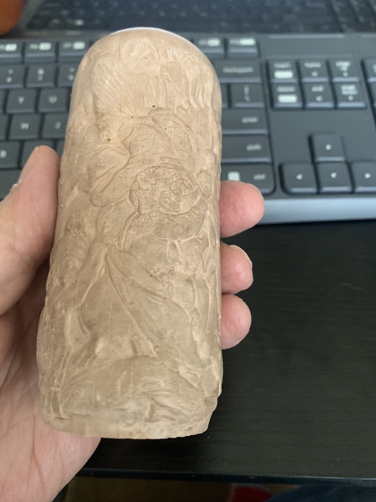Modern Replica Kama Sutra / Mesopotamian Inspired Erotic Clay Art ~ paperweight
