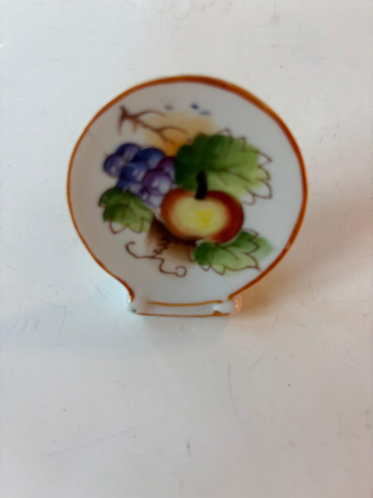 Vintage Miniature Porcelain Hand Painted Decorative Plate – Japan
