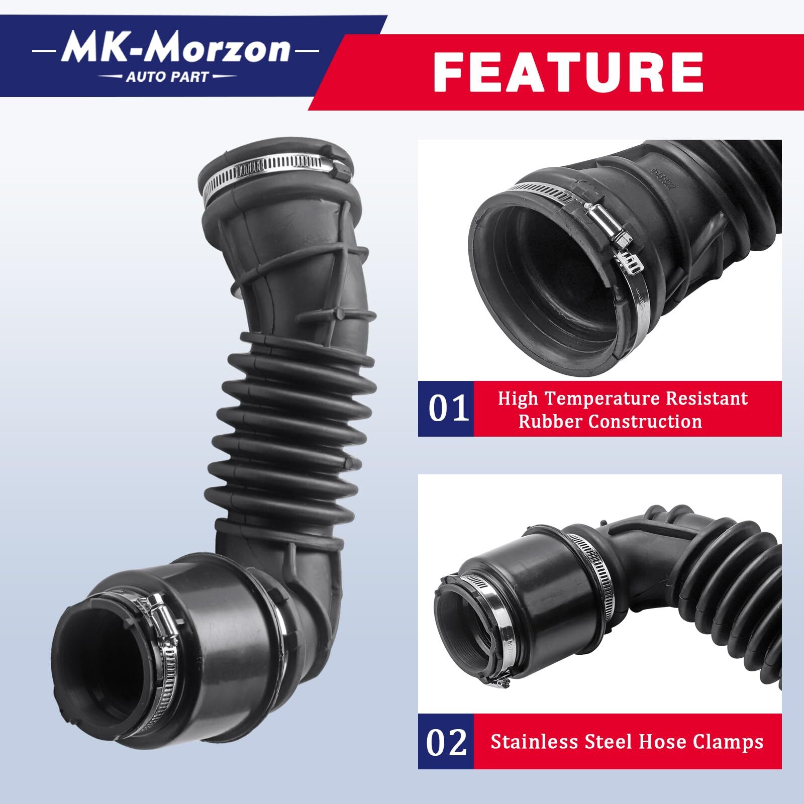 Air Intake Hose Compatible with 2013-2021 Buick Encore 2015-2021 Chevy Trax R…