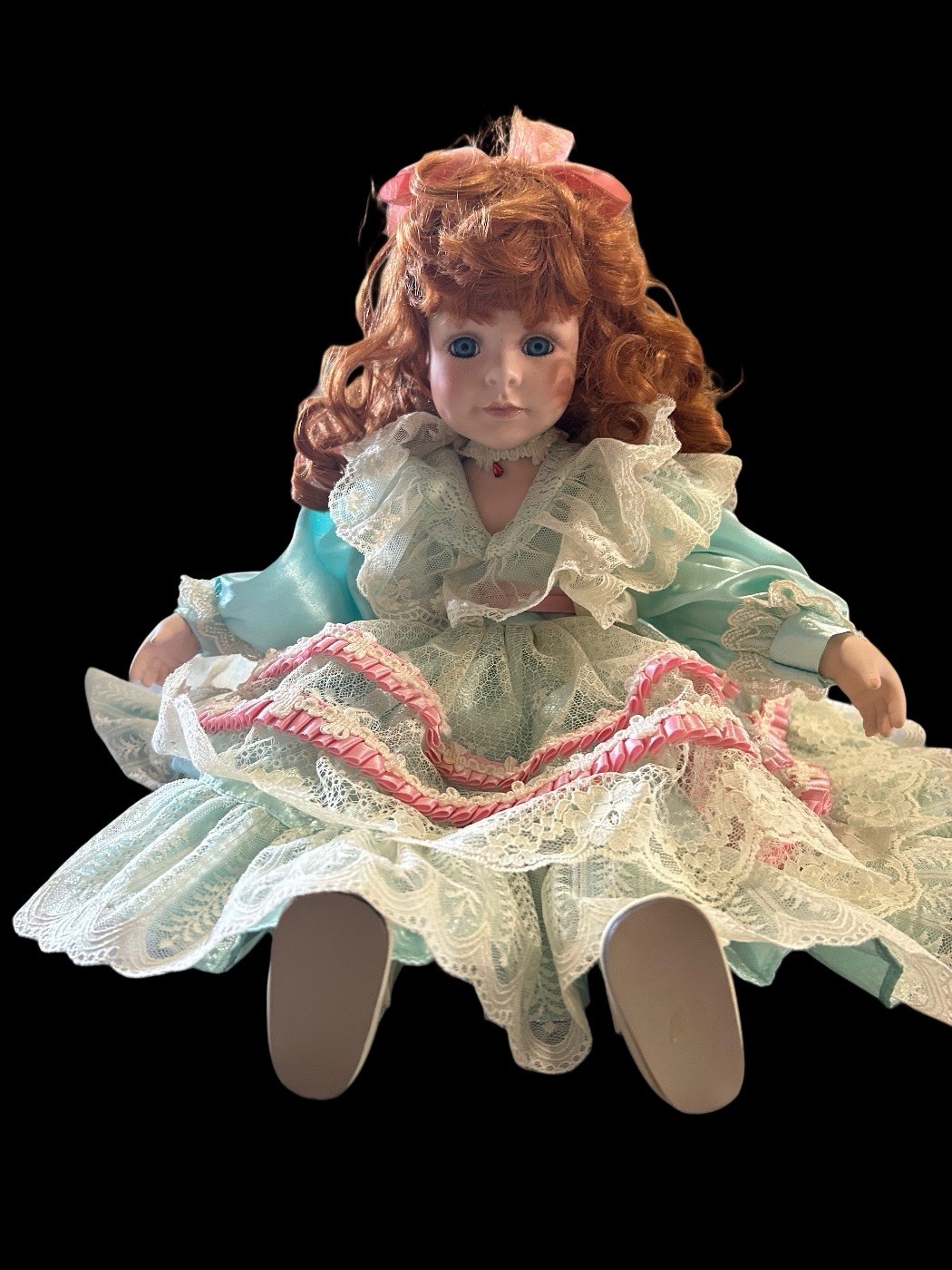 Haunted Doll Eveline 19” Positive Energy 25 Yr Spirit Passed In 1947 Needs Care