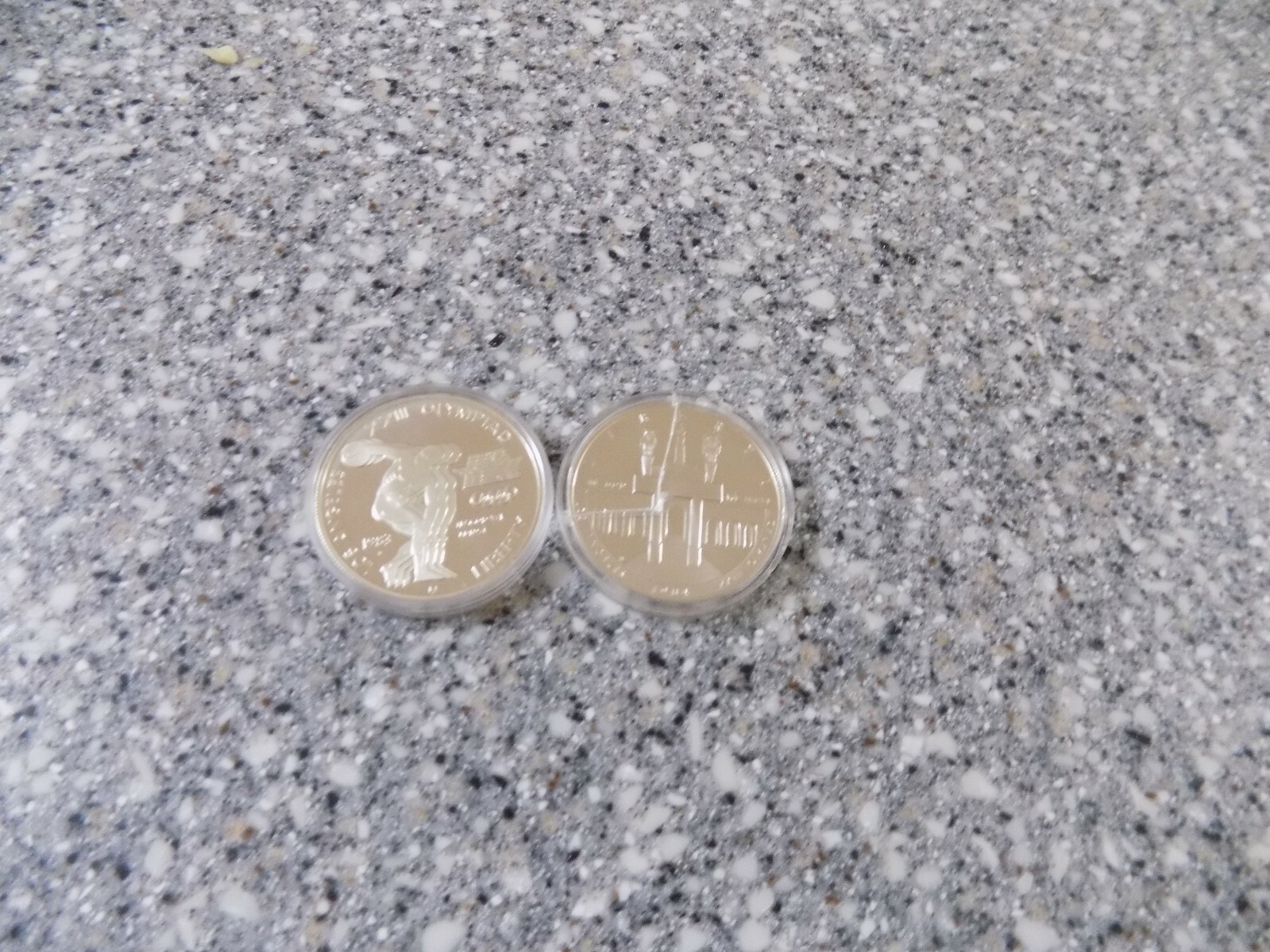 1984 Olympic Commemorative Silver Dollar Proof S Mint Mark Coins