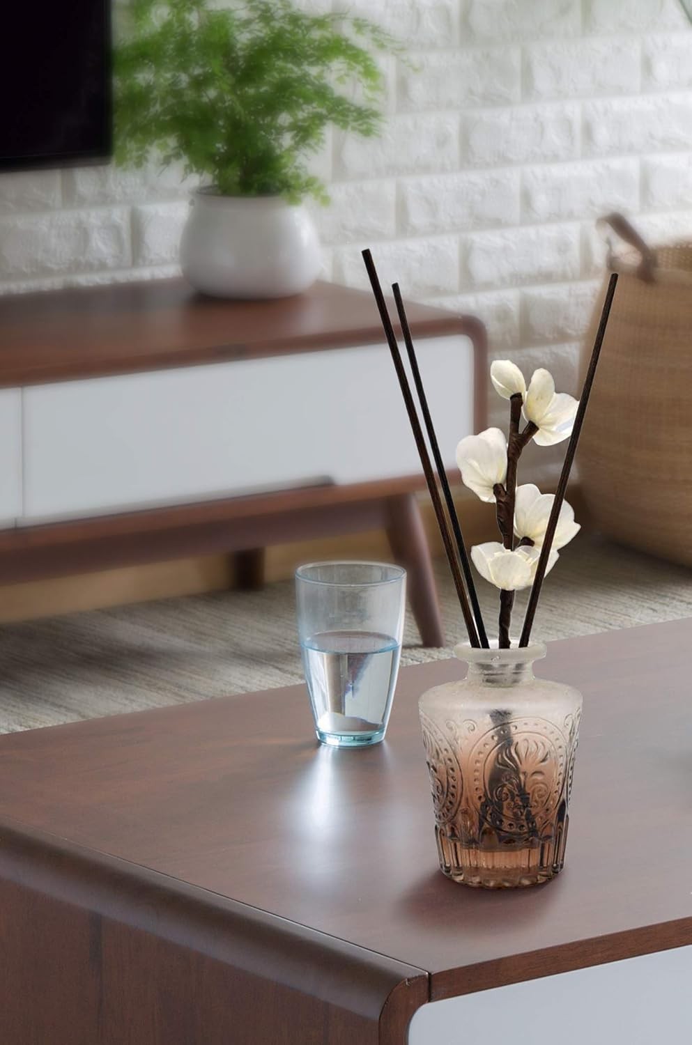 10inch Diffuser Replacement Sticks – 20 Pcs Aroma Reed Fragrance White-20pcs