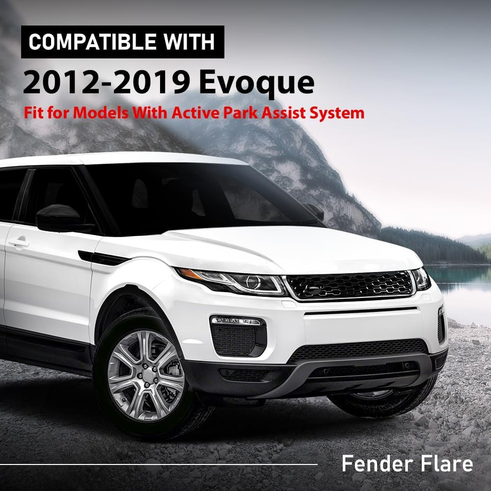 Front Right Wheel Molding for Range Rover Evoque 2012-2019 w/Active Park Assist