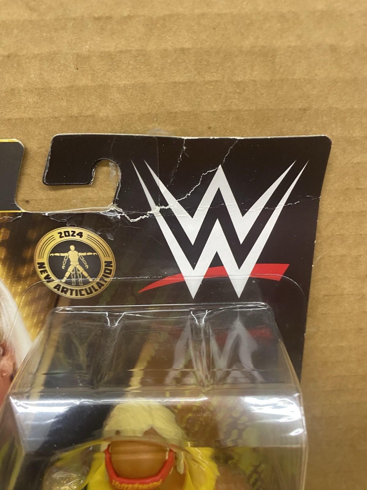 WWE Champions 2024 Hulk Hogan with Winged Eagle Title Action Figure Pkg Damage C