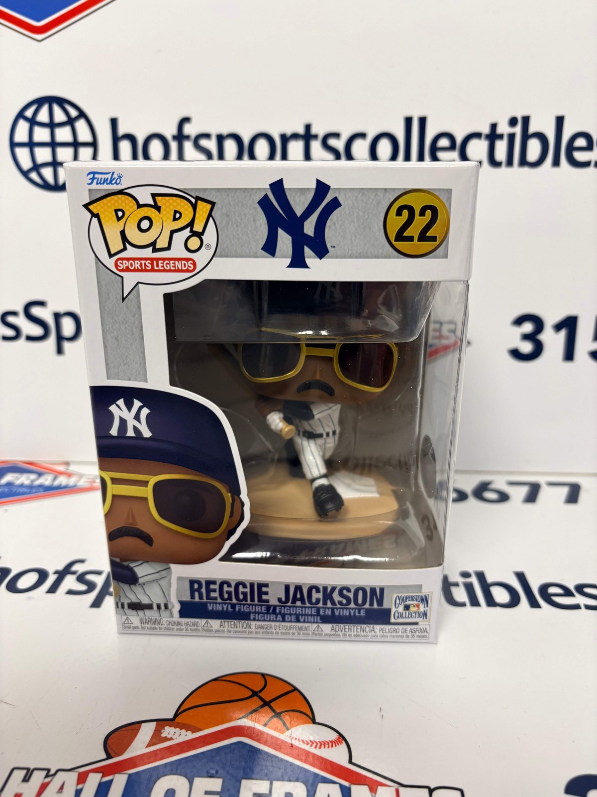 REGGIE JACKSON YANKEES SUNGLASSES FUNKO POP #22