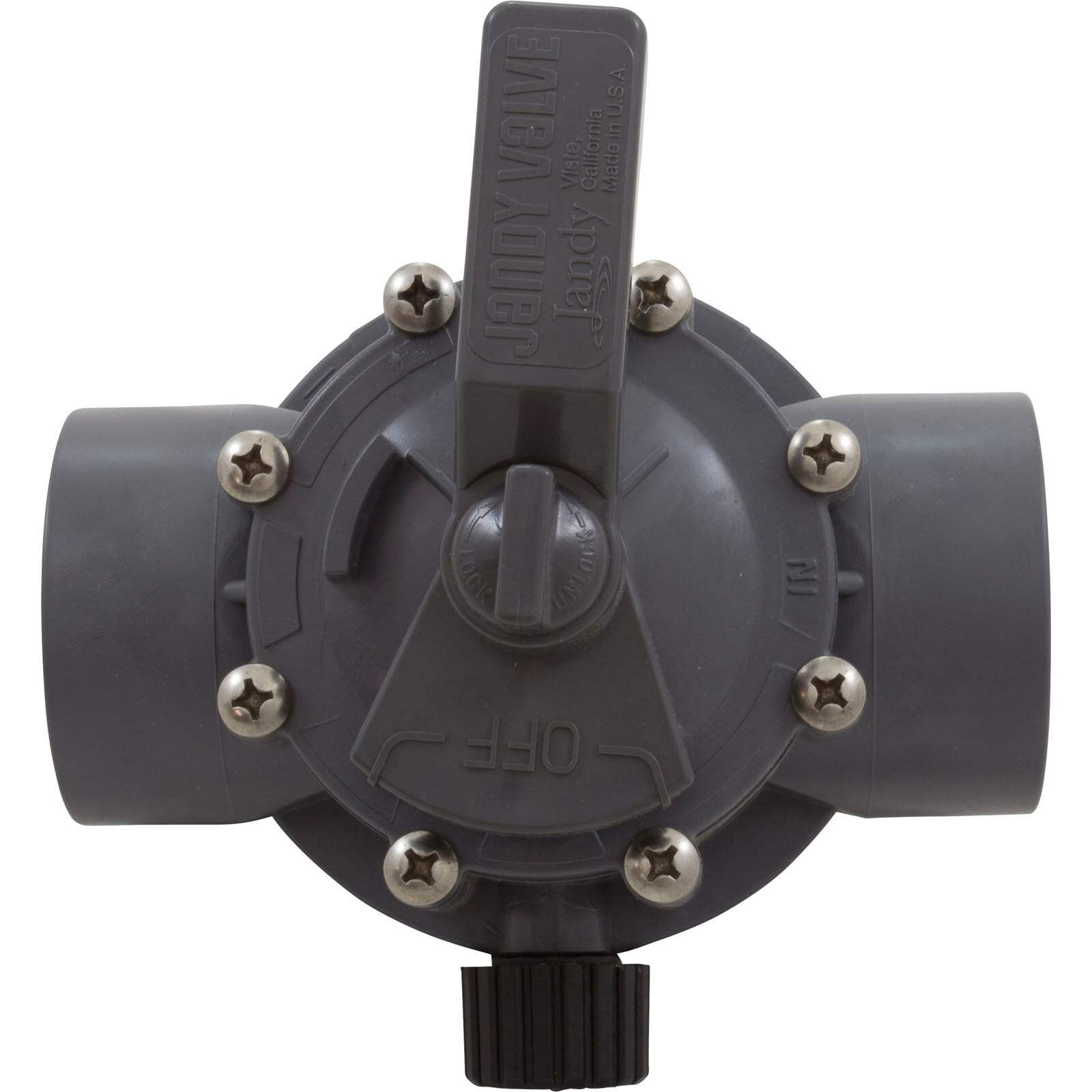 Diverter Valve, Jandy/Zod, 2″s/2-1/2″spg Pos Seal, 2 Way, Gray : 2876