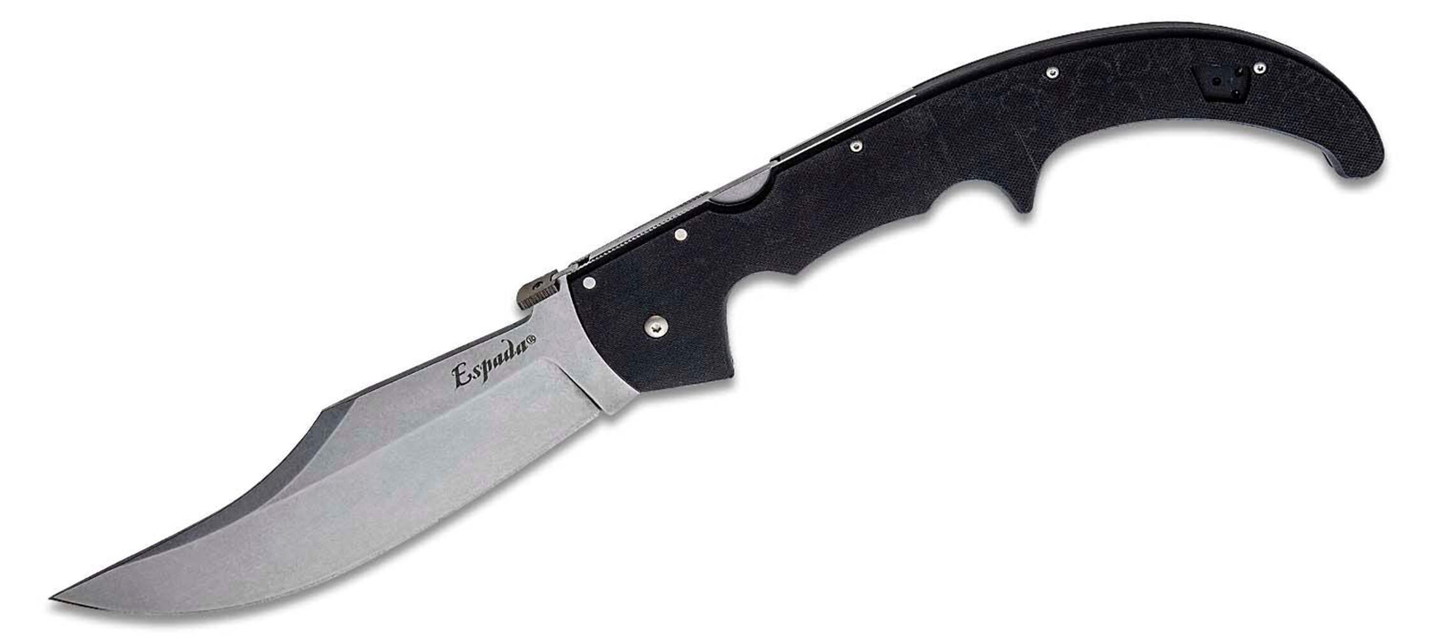 Cold Steel Espada XL Tri-Ad Lock Knife Black G-10 (7.5″, Black, AUS-10A) CS-62MG