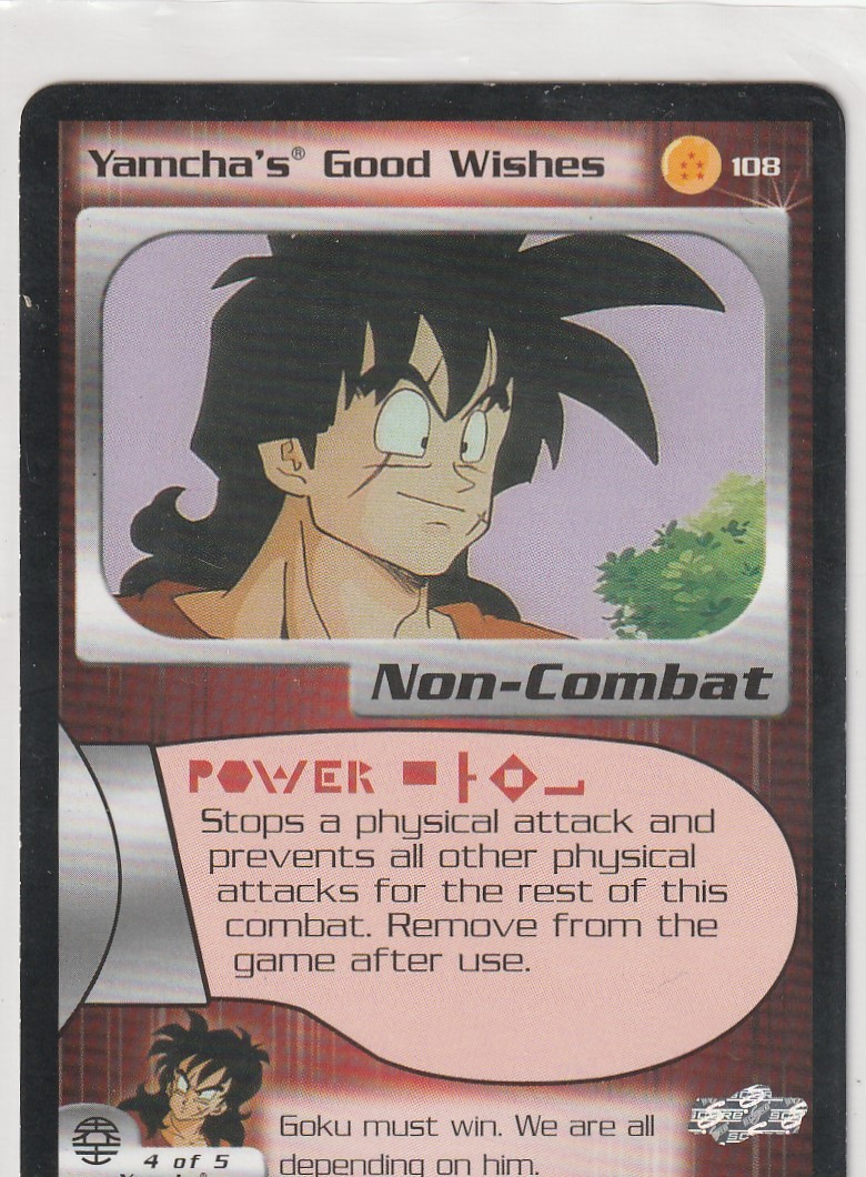 Yamcha’s Good Wishes Unlimited – 108 Ungraded DBZSCR: Frieza Saga Unlimited