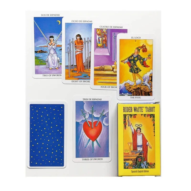 The Rider-Waite Tarot Deck with Guide book by Arthur Edward Waite 78 Cards