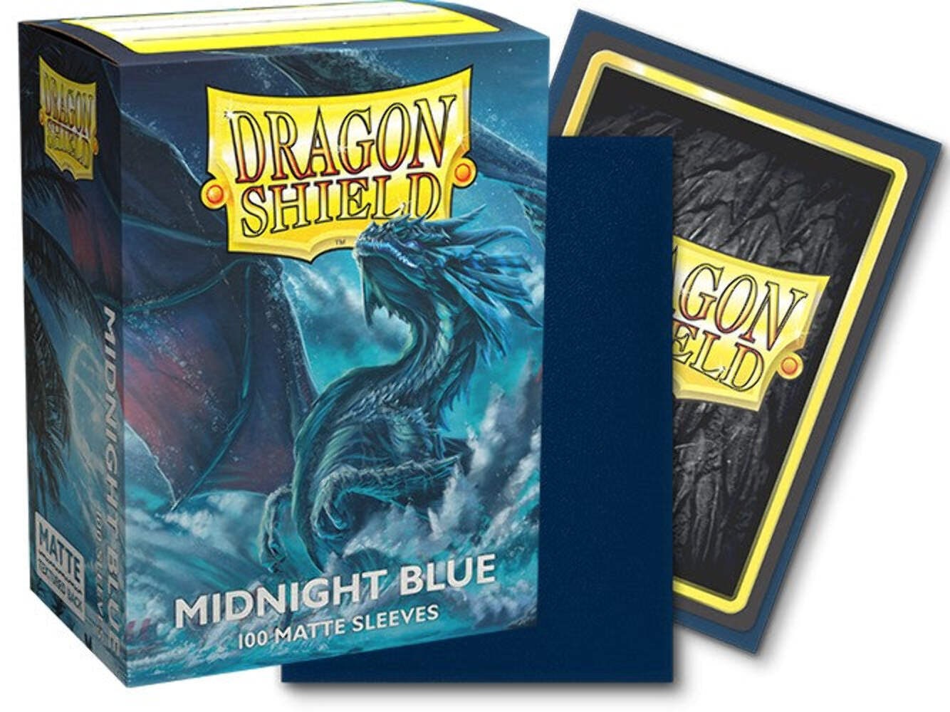 Dragon Shield Sleeves: Standard Matte – Midnight Blue 100CT
