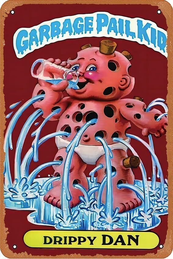 Garbage Pail Kids comics Metal Tin Retro Sign Poster Decor Wall Art Wall Decor