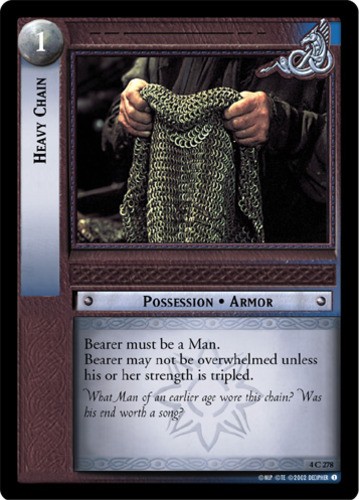 Heavy Chain – Foil Moderately Played LOTR: The Two Towers (Foil)