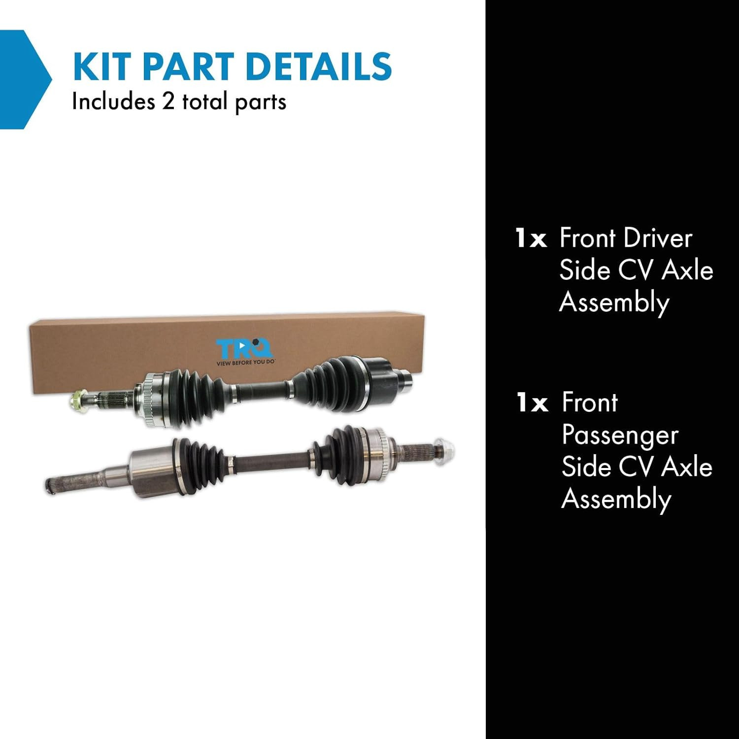 Front CV Axle Shaft for 2009-2012 Ford Escape 2009-2011 Mazda Tribute Mercury