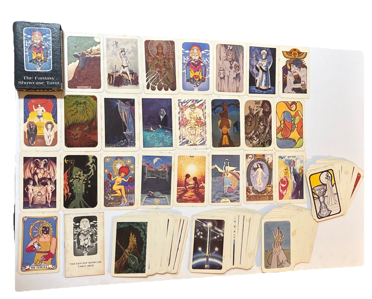 1980 The Fantasy Showcase Tarot Bruce Pelz 84 Cards Booklet Box Complete