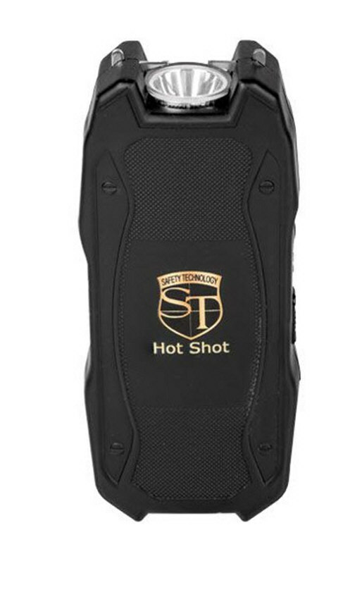 Hot Shot Stun Gun Black with Battery Meter & Bright LED 90 Million Volt NEW^@