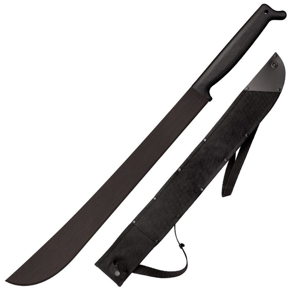 Cold Steel Two Handed Latin Machete Polypropylene Handle (21″, Black) CS-97TM21S