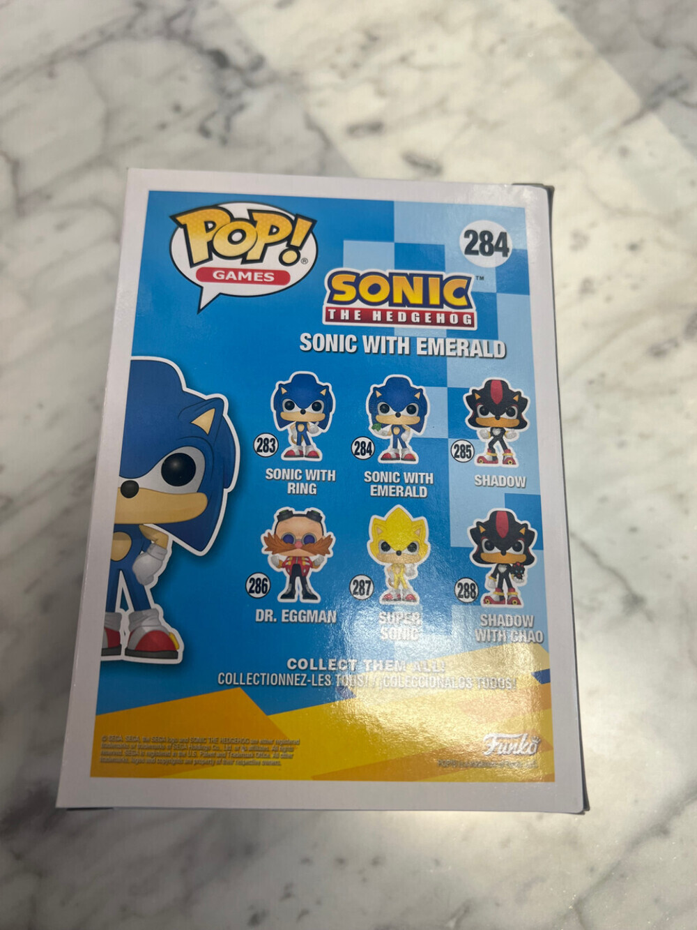 Funko Pop! Vinyl: Sonic The Hedgehog – Sonic with Emerald #284