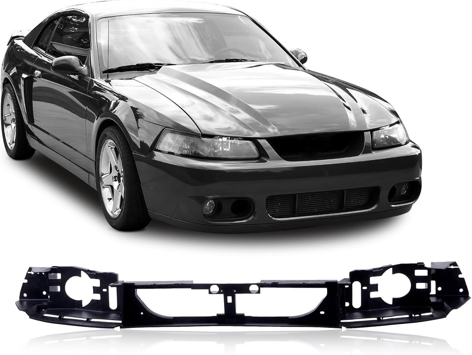 Front Head Lamp Mounting Panel for 1999-2004 Ford Mustang FO1221119
