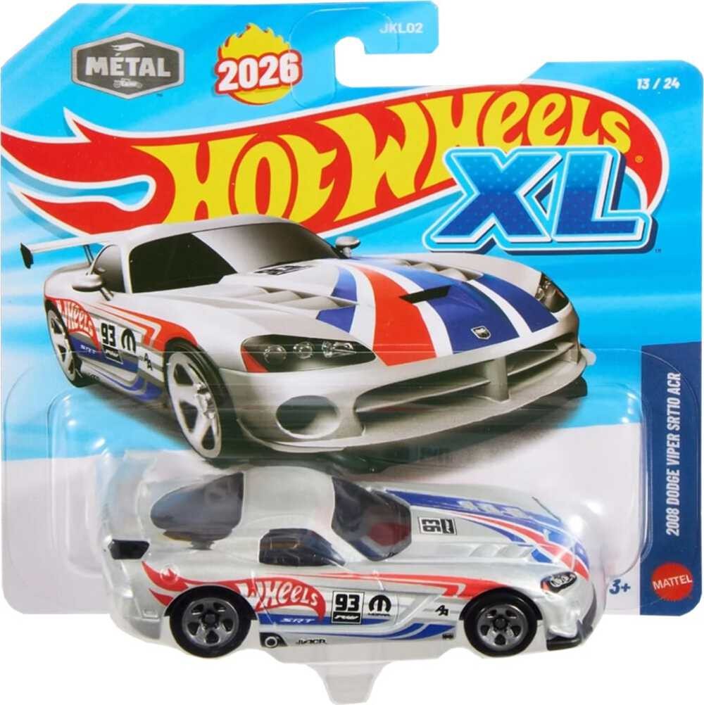 Hot Wheels XL Vehicles 1:43 Scale – 2008 Dodge Viper SRT10 ACR – 13/24