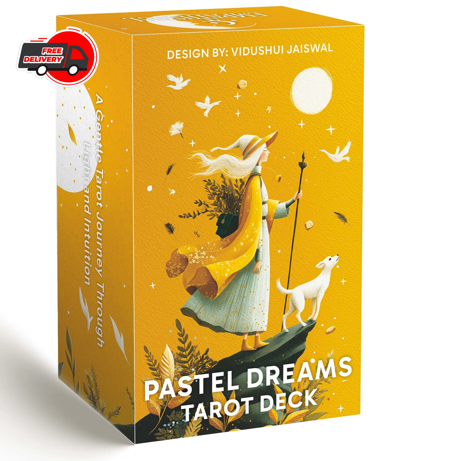 Pastel Dreams Tarot Set – 78 Card Soft Dream Tower Deck – 13x8cm / 5.1×3.1in