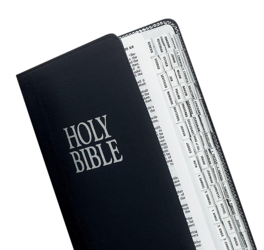 Bible Indexing Tabs 80 Pcs Silver Edged for Scripture Reference