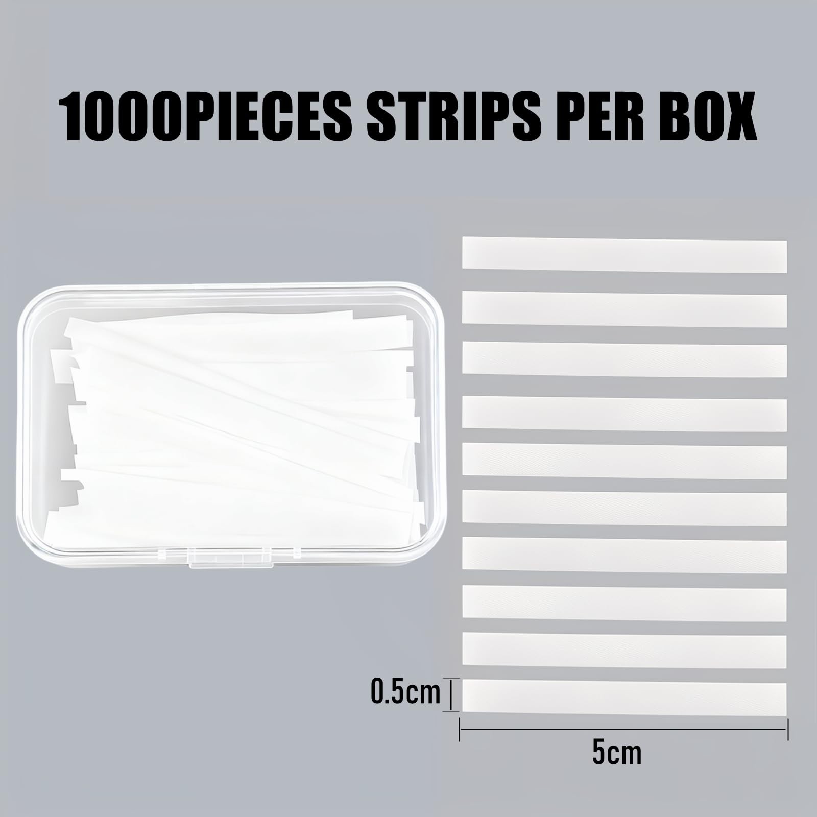 1000PCS Lash Lift Paper Strips,Reusable Tools,Eyelash 1000Pack