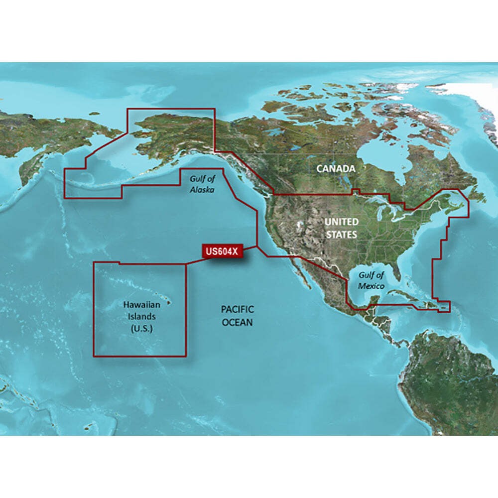Garmin BlueChart g3 HD – HXUS604x – US All Canadian West – microSD/SD [010-C1018