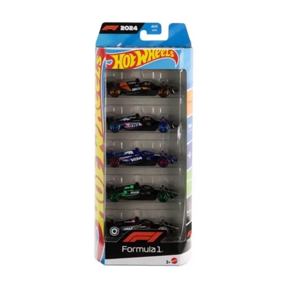 Hot Wheels F1 Die-Cast Vehicles 5-Pack