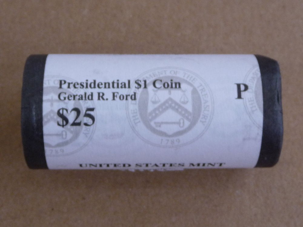 Presidential Dollar: GERALD FORD (38th President) “P” MINT ROLL