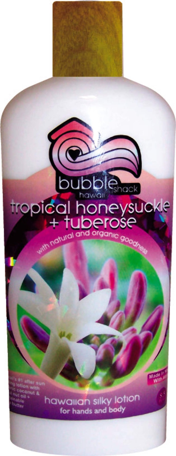 MADE IN HAWAII, Tropical Honeysuckle + Tuberose Kukui + Shea Hawaiian Silky Loti
