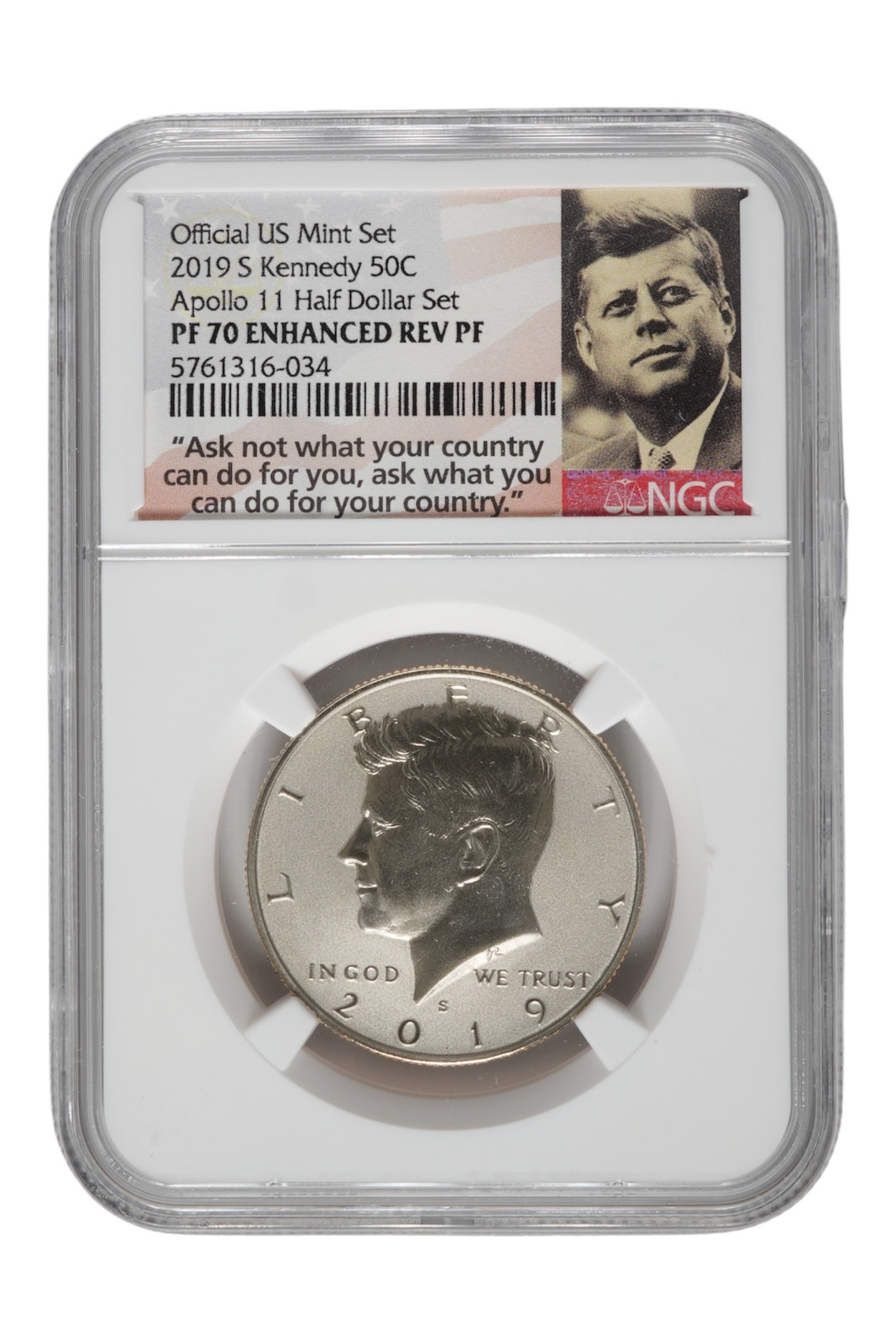2019-S Apollo 11 50th Anniversary NGC PF 70 ER
