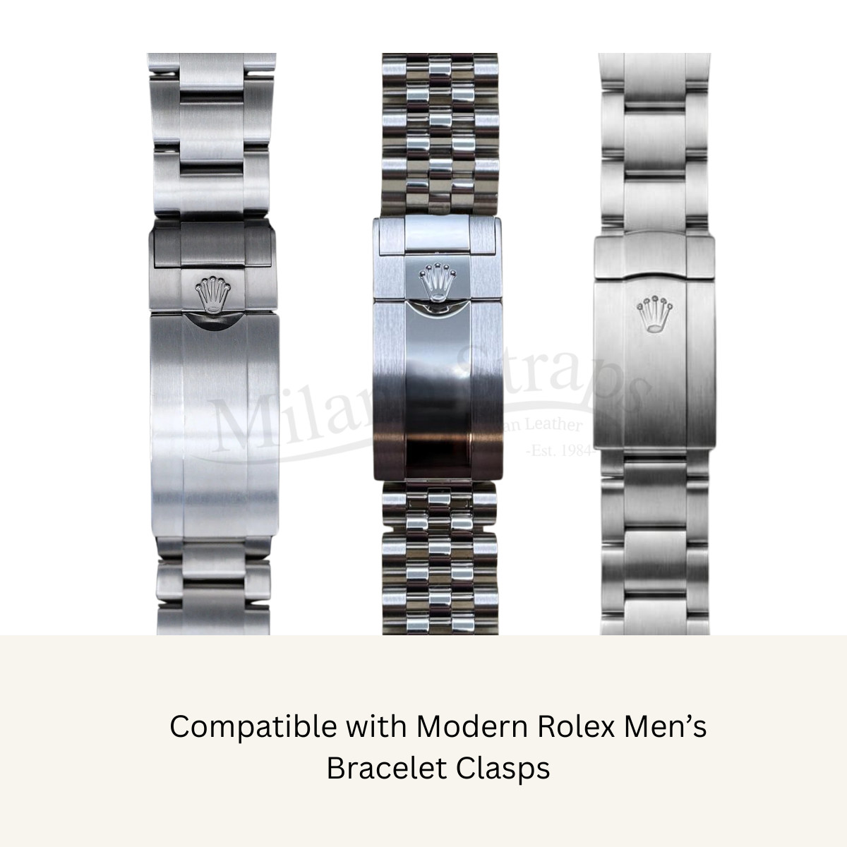 Modern Rolex Buckle Clasp Steel Spring Bar For Jubilee and Oyster Bracelets – Pa