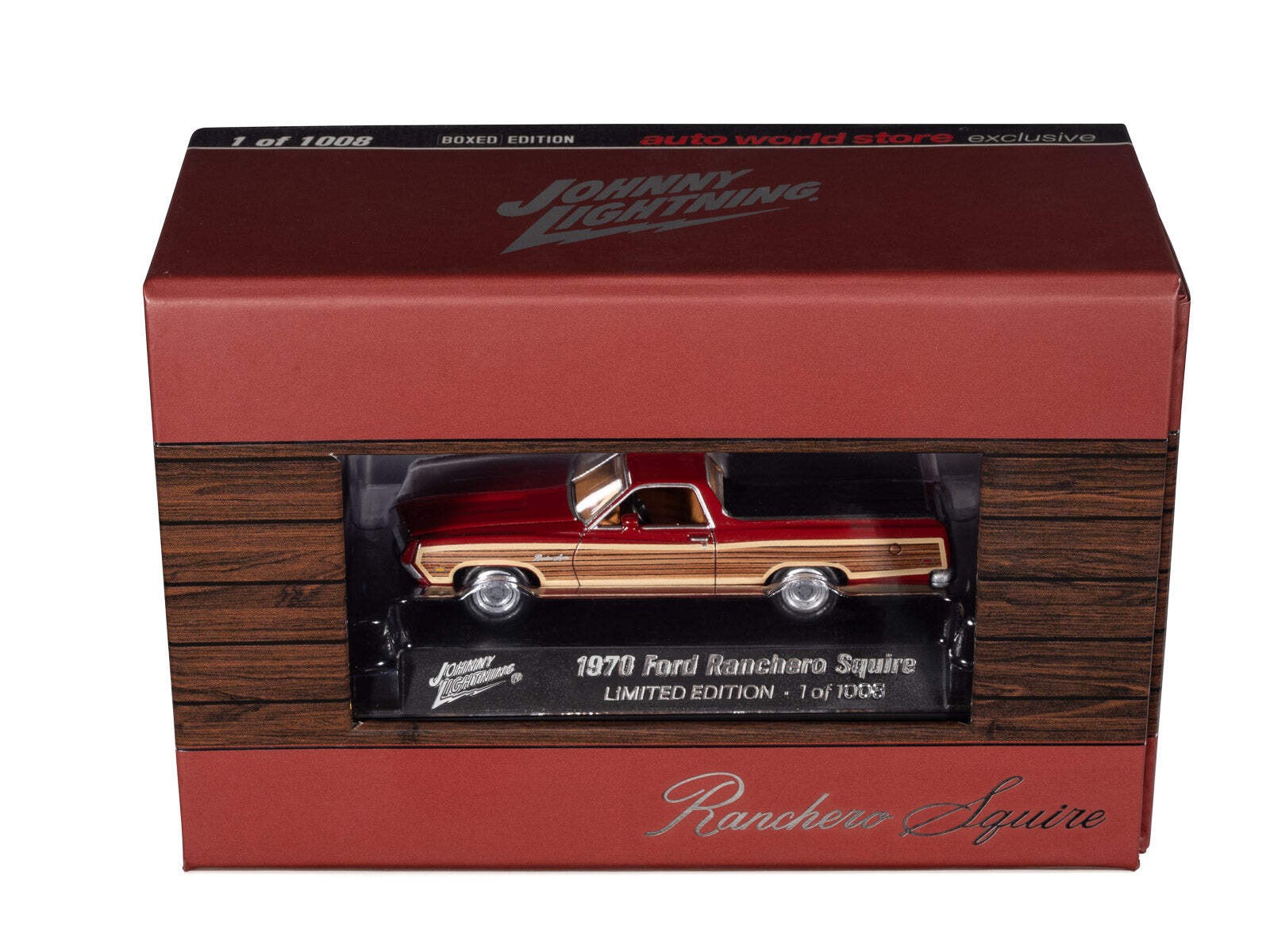 Johnny Lightning 1970 Ford Ranchero Squire (Auto World Store Exclusive) 1:64 Die