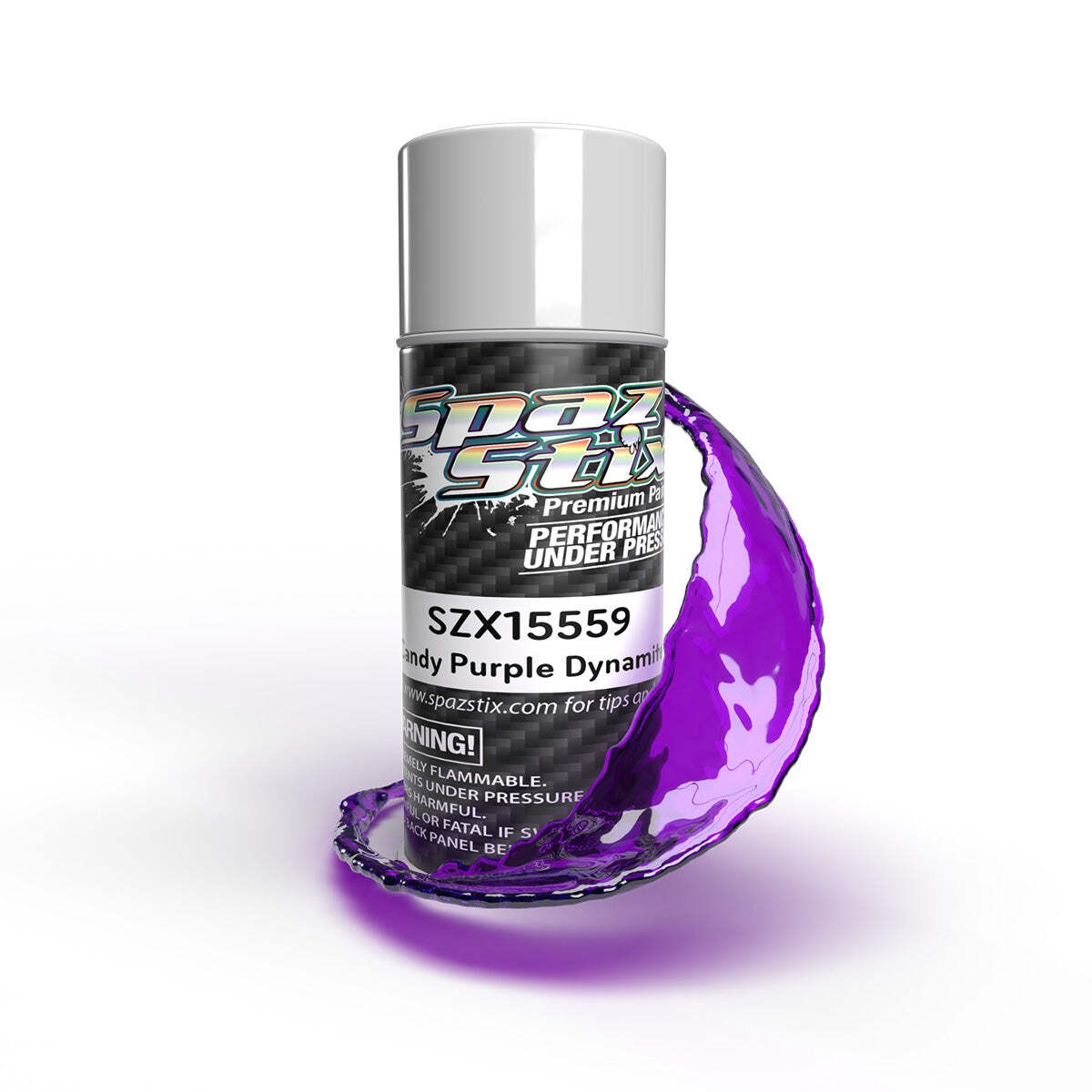 15559 Spaz Stix Candy Purple Dynamite Aerosol Paint, 3.5oz Can