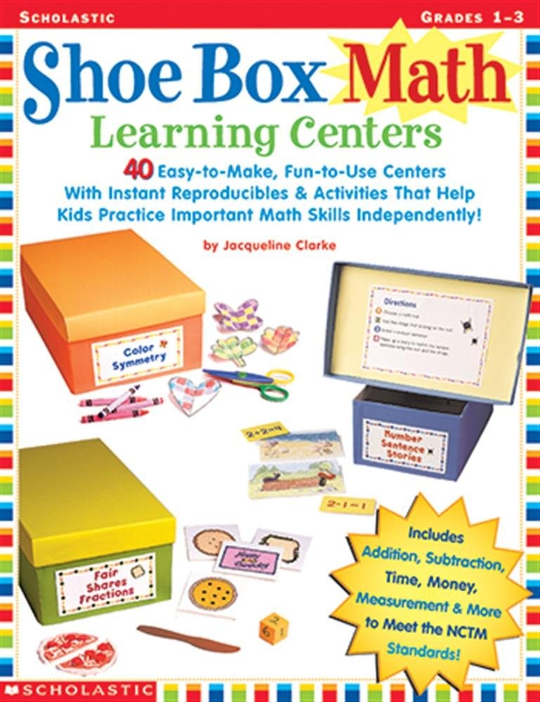Scholastic Shoe Box Math Learning Centers