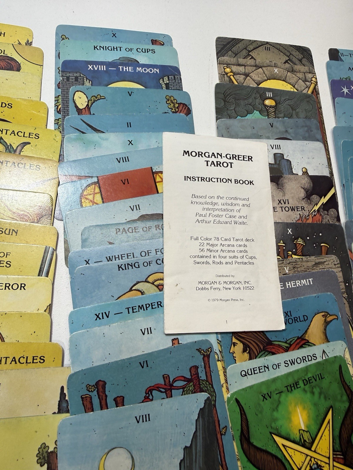Morgan Greer Complete Tarot Original 1979 w/ Instruction Booklet & No Box