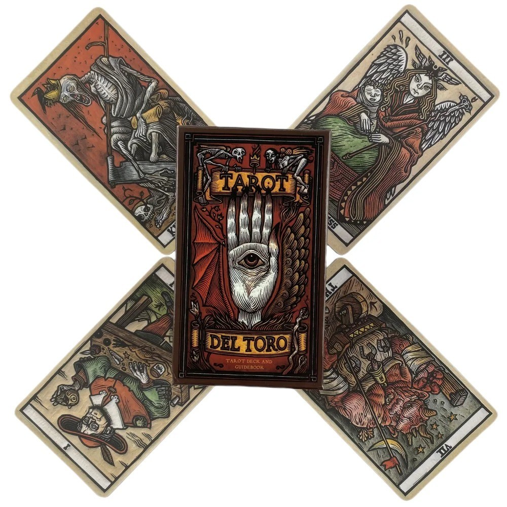 Tarot del A Deck & Guidebook Inspired by Guillermo del Toro Beginner Card Game