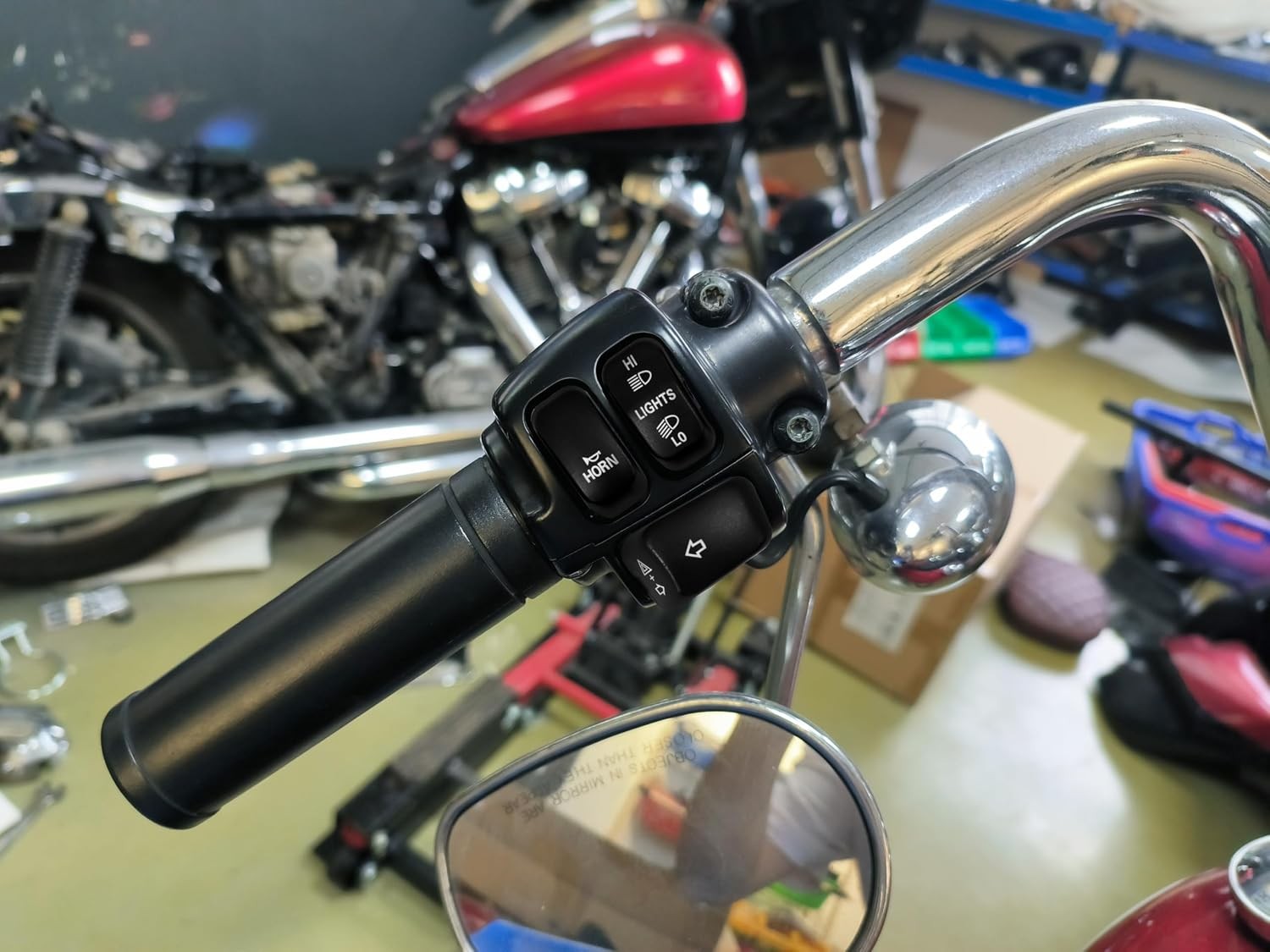 Harley Hand Control Switch Housing Caps 10pc Black 1996-2013 Touring Street