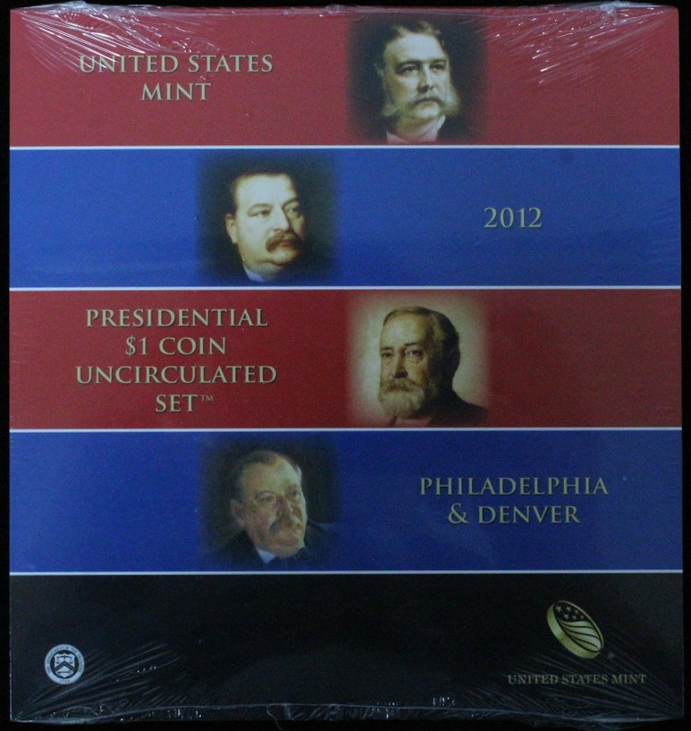 2012 US Mint Issued – Presidential $1 Coin Uncirculated Set – P&D