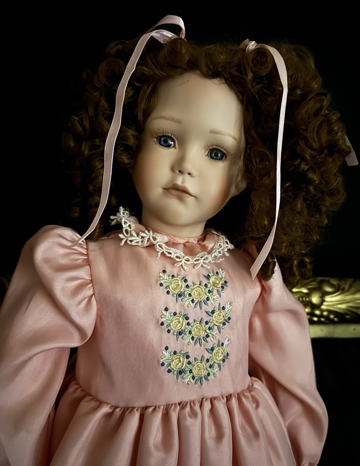 Haunted Porcelain Doll “Marsha” Active ~ Deaf Child Spirit, 2 Ft. Tall Vessel