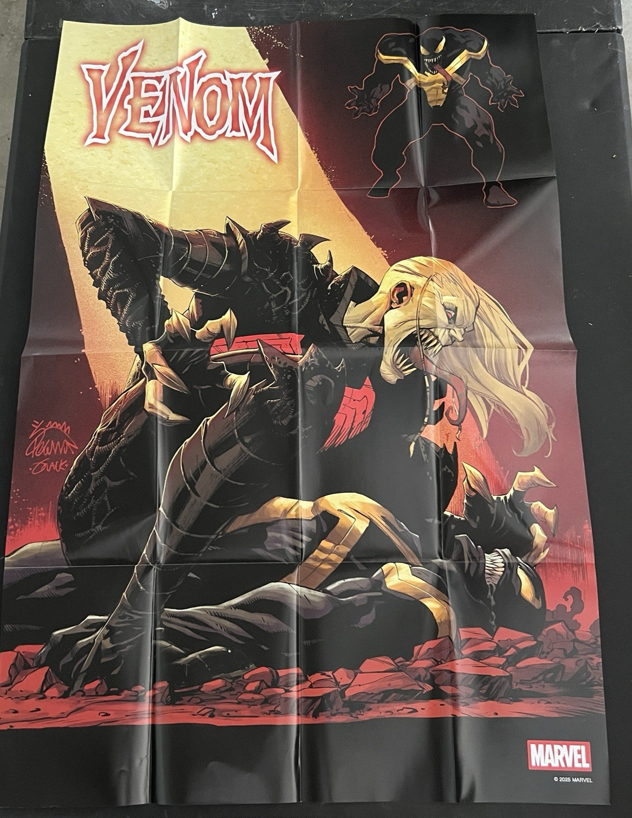 Venom Knull Folded Promo Poster 24×36 Marvel Comics