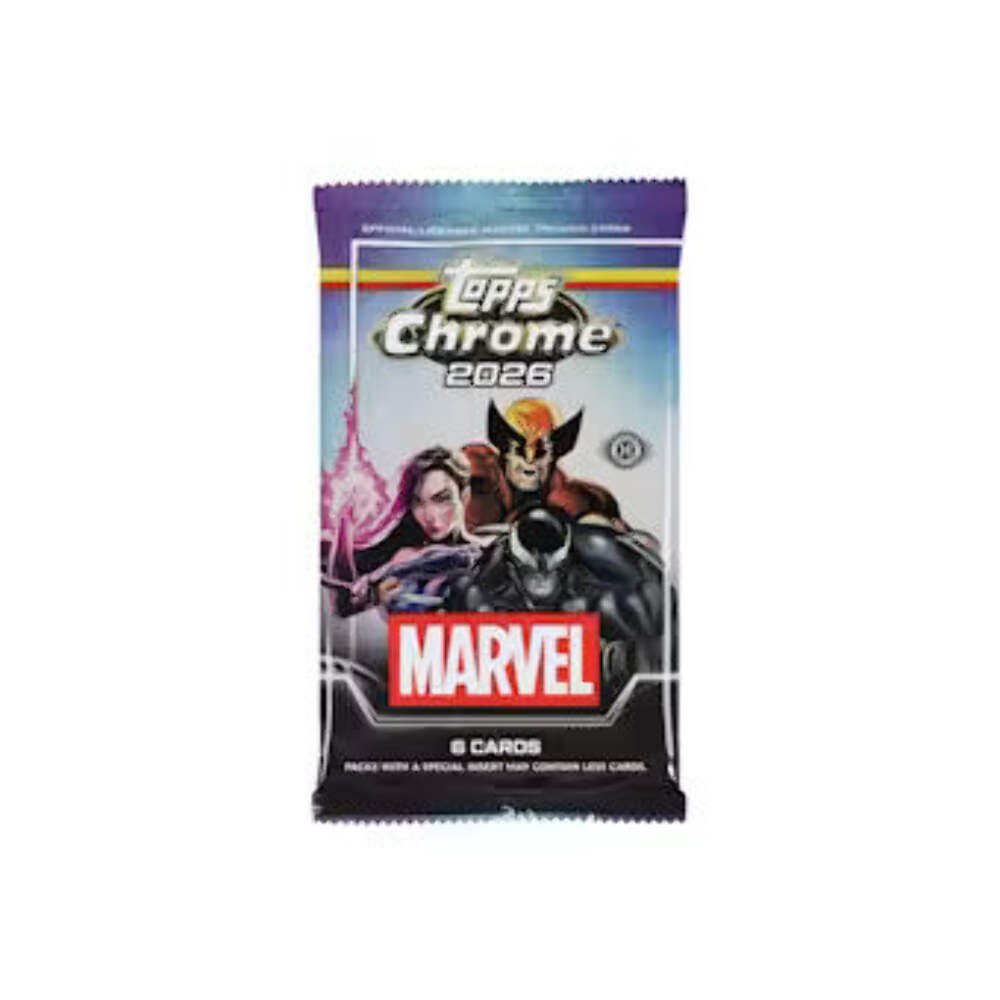 2026 Topps Marvel Comics Chrome Hobby Pack
