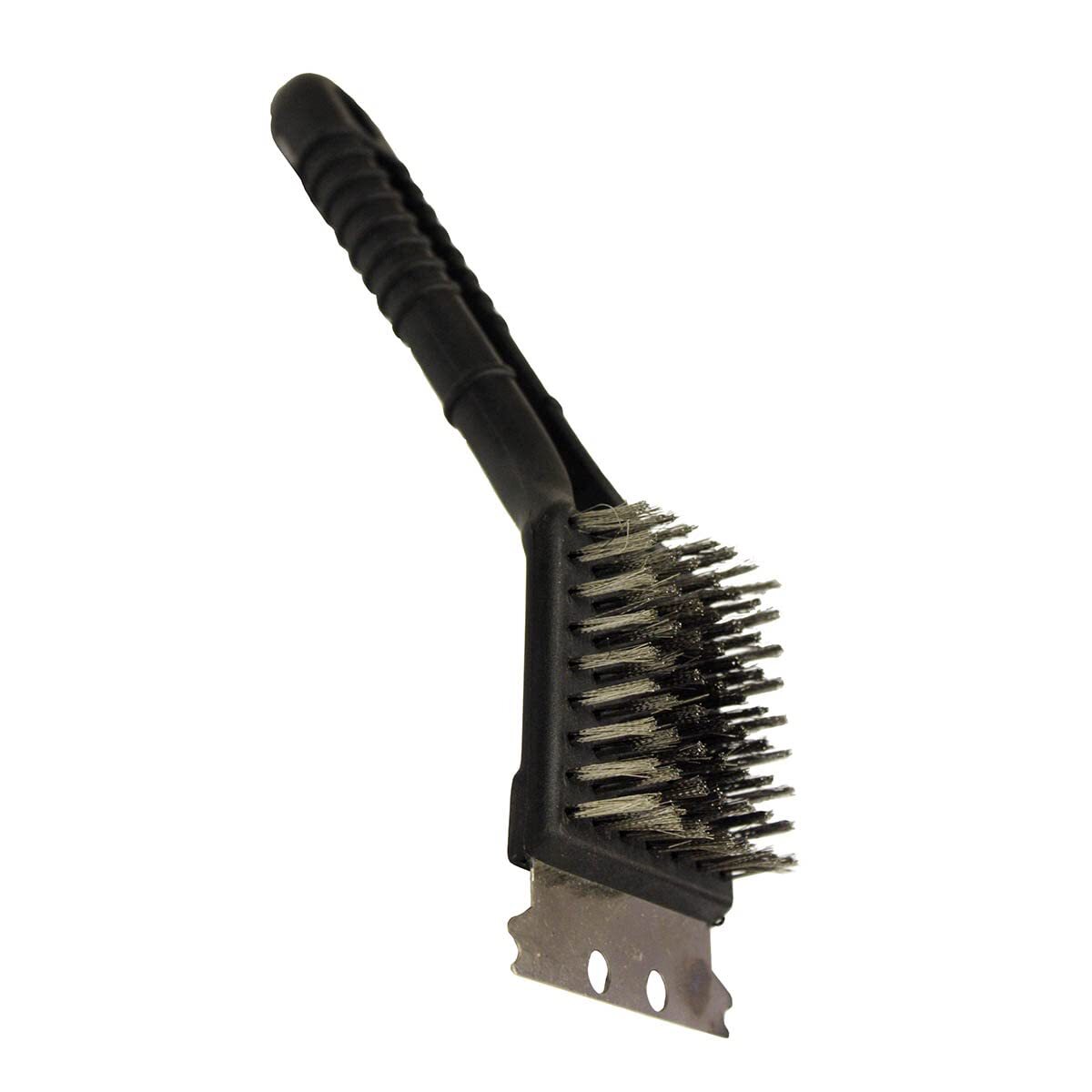 21st Century Products Stainless Steel Grill Brush w/Scraper Plastic/Metal 8″H