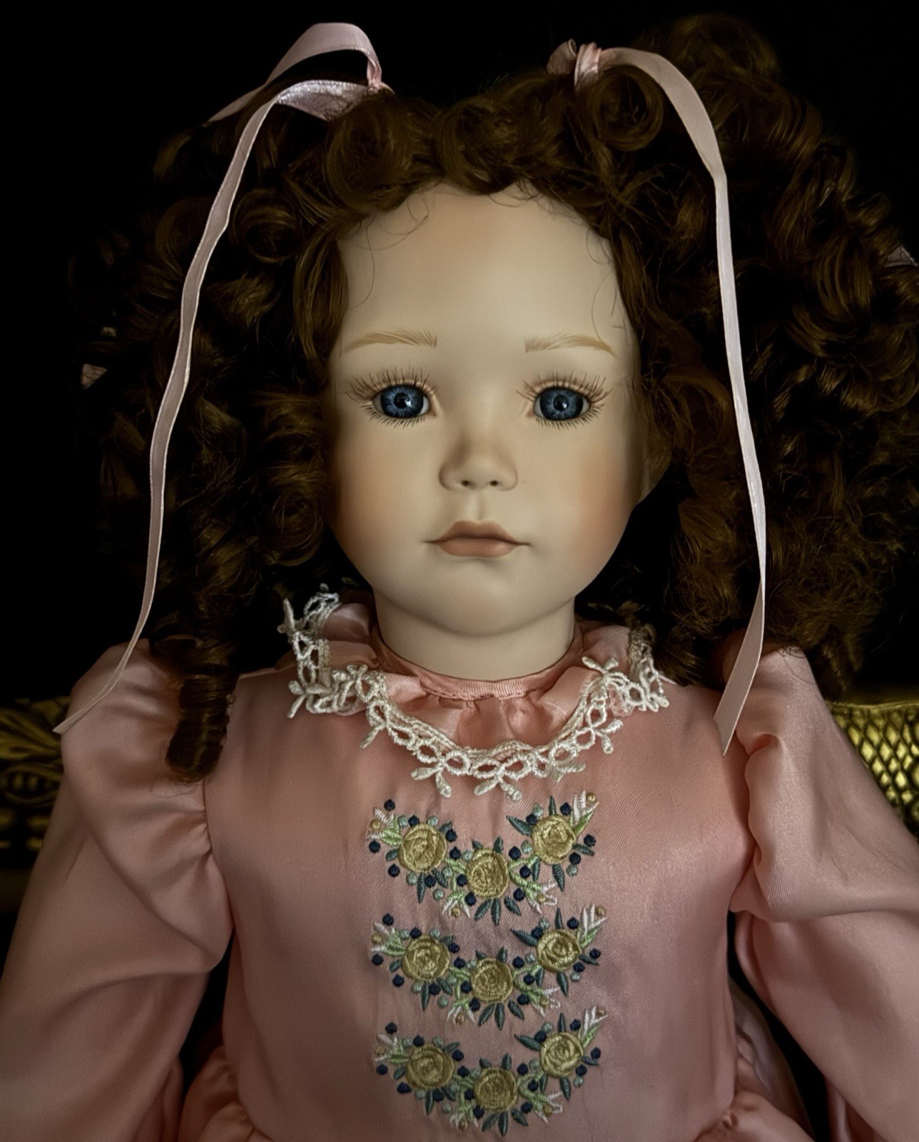 Haunted Porcelain Doll “Marsha” Active ~ Deaf Child Spirit, 2 Ft. Tall Vessel