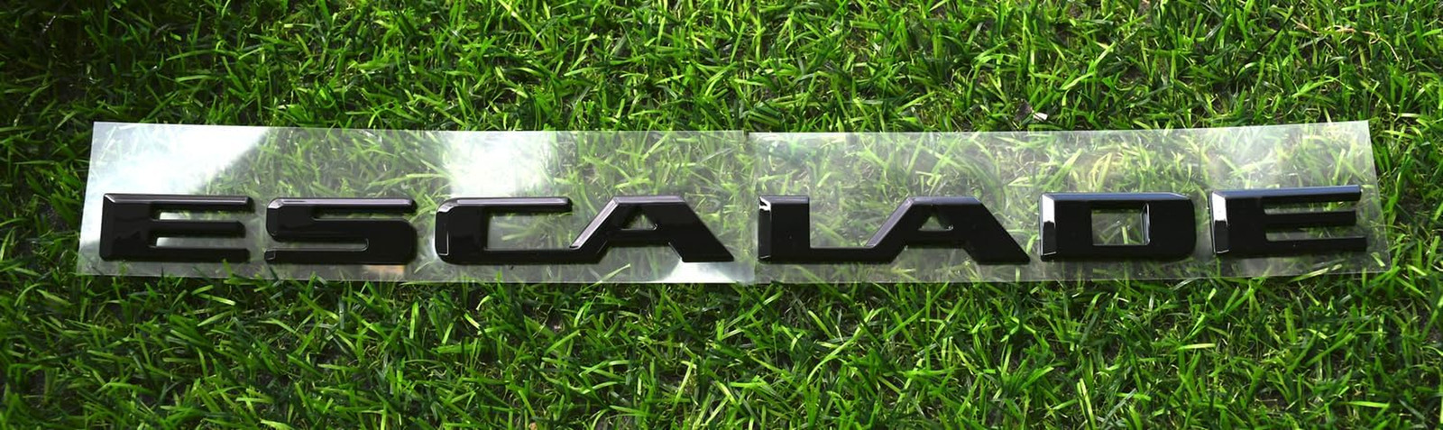 1Pc Escalade Rear Liftgate Emblem 3D Badge Letter Nameplate Glossy Black