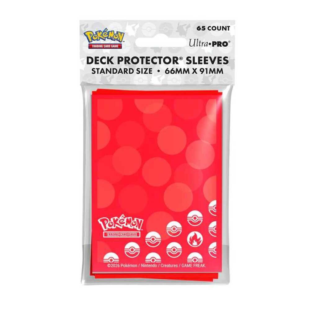 Pokemon Energy Deck Protector Sleeves Fire Type 65ct Gaming Accessory by Ultra P