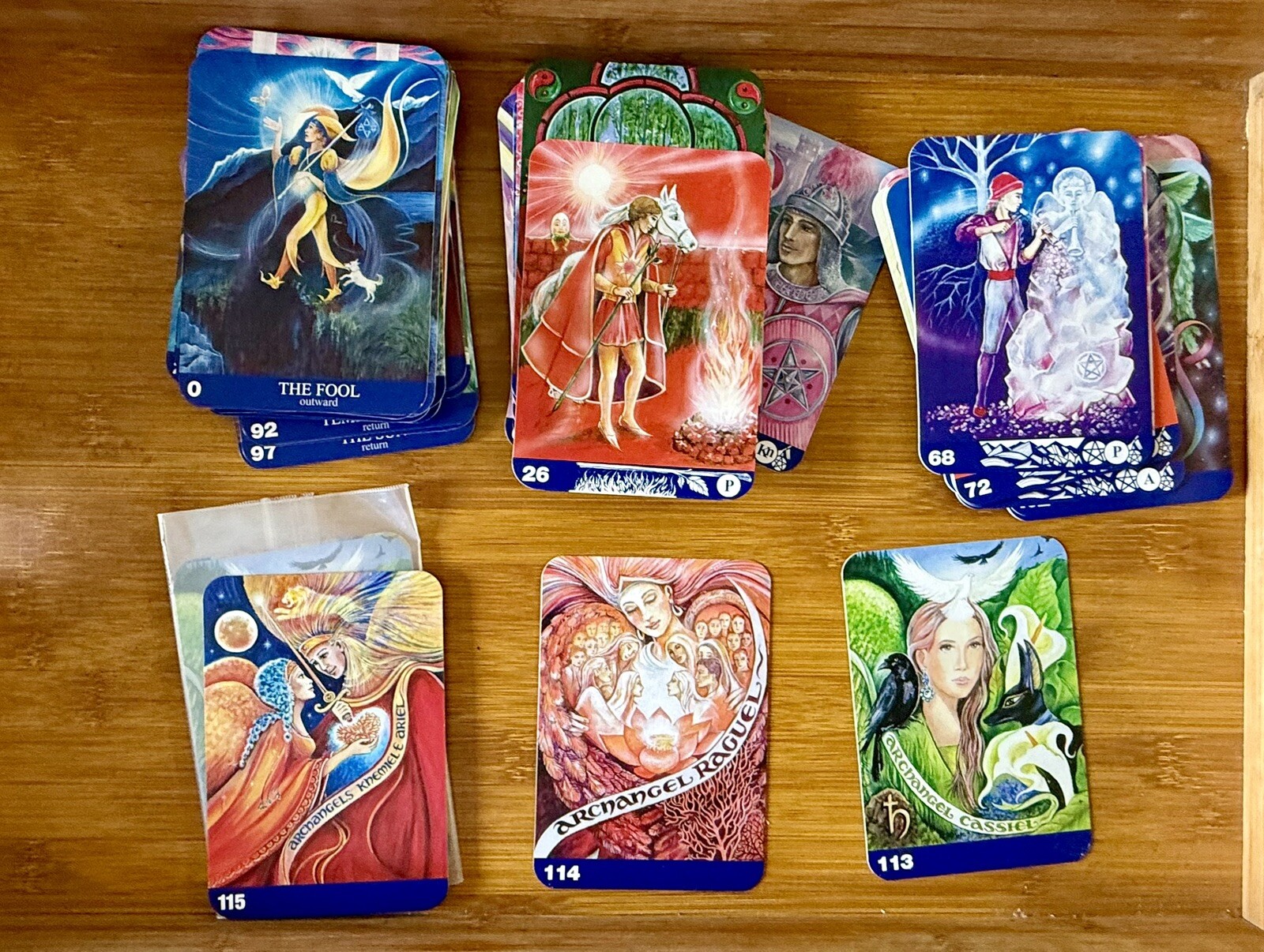 ✨Aura-Soma NEW AEON TAROT Deck 116 Cards Pamela Mathews Mike Booth 2009 Plus+✨