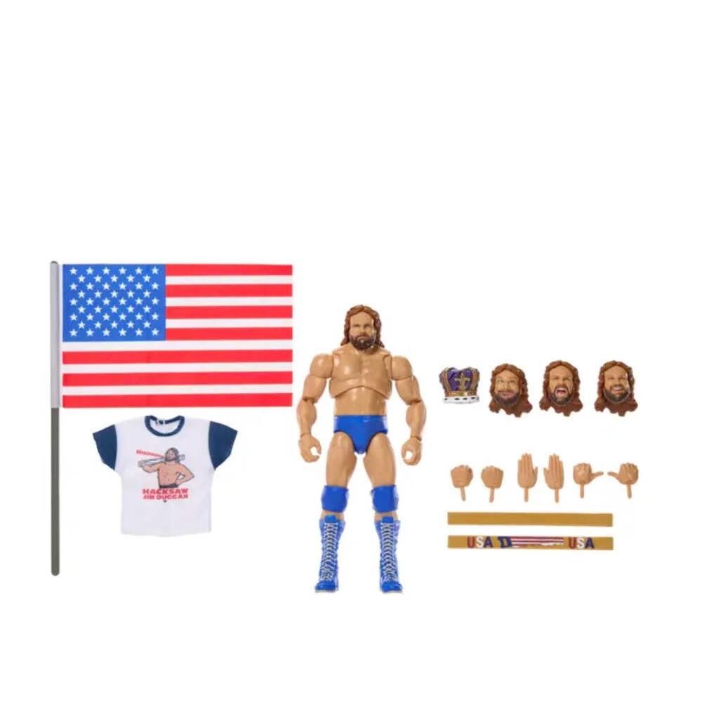 Wwe Mattel Ultimate Edition Legends Hacksaw Jim Duggan 2026 Exclusive