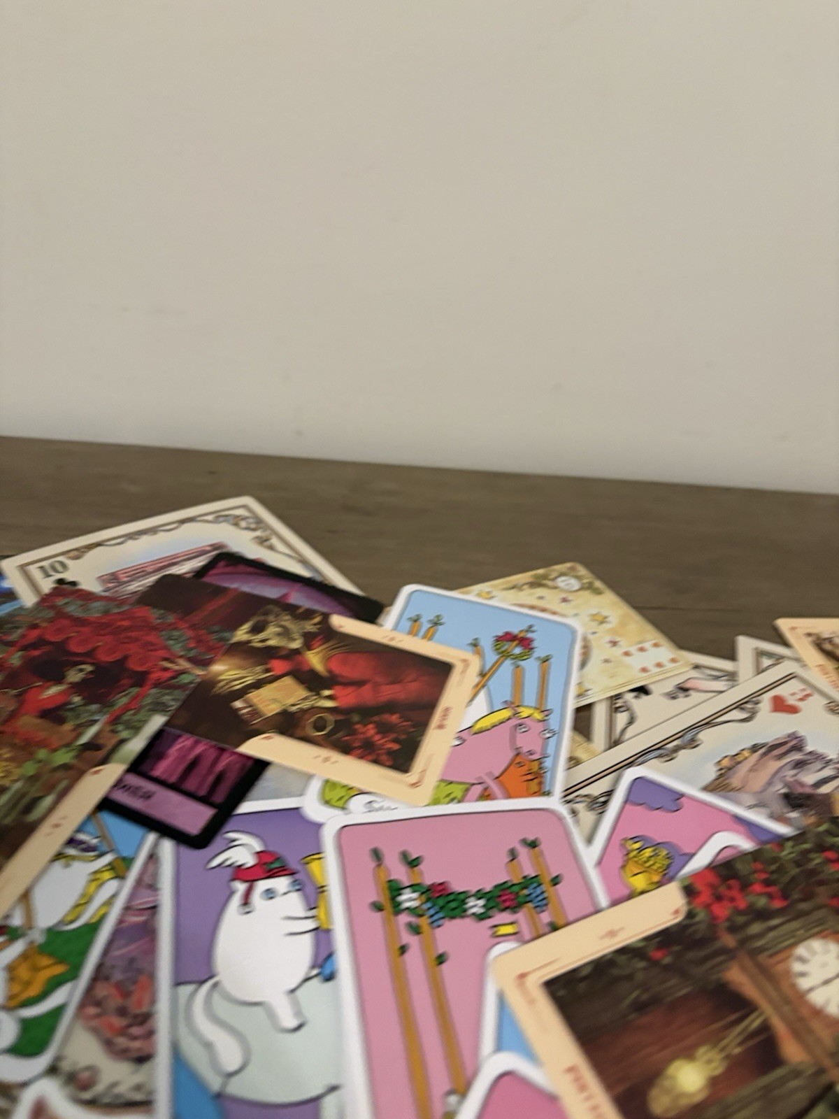 Lot Of 60 Tarot Cards & 100 Stickers Junk Journal Collage Ephemera Fantasy Cats