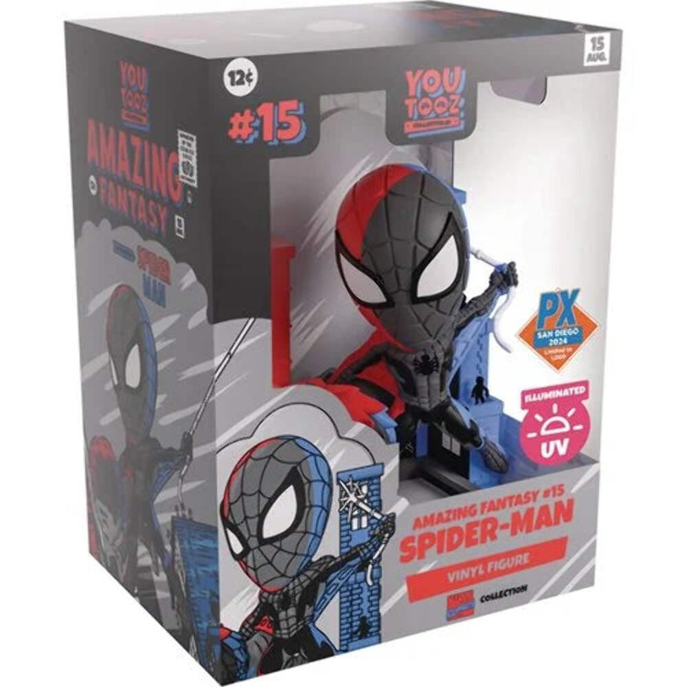 Marvel Comics Collection Spider-Man Amazing Fantasy #15 Illuminated Vinyl Figure